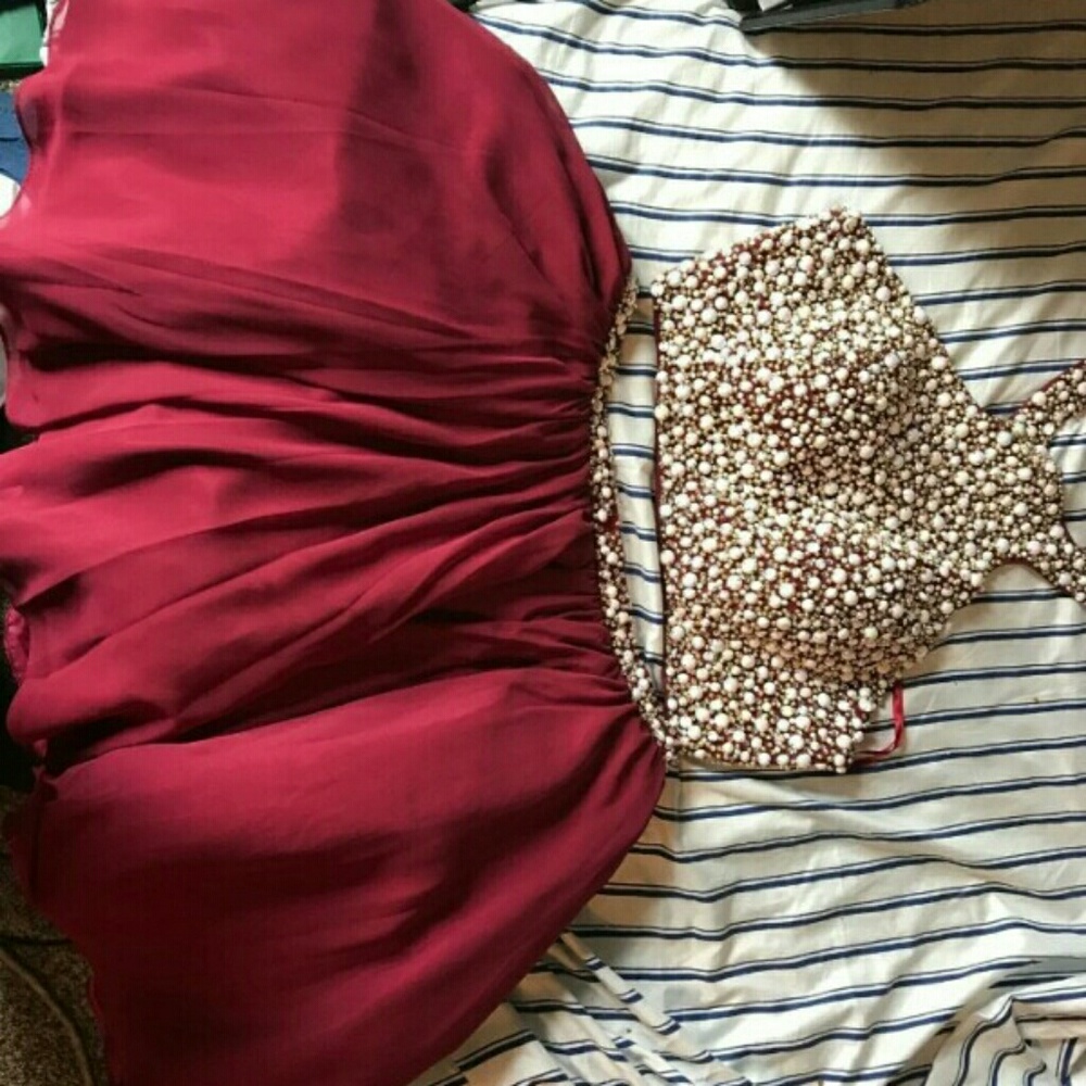 2 piece halter top dress